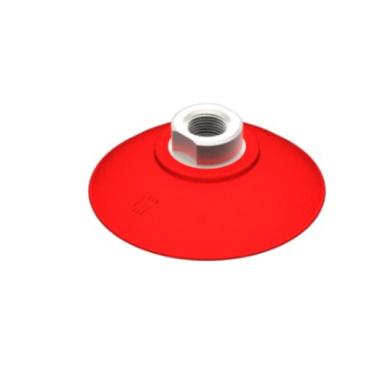 80mm-es PU 40 lapos tapadókorong, csúszásmentes, G3/8" belső menettel.