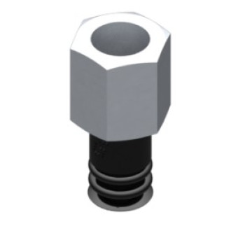 9mm-es NBR 50 kétharmonikás tapadókorong, G1/8" belső menettel.