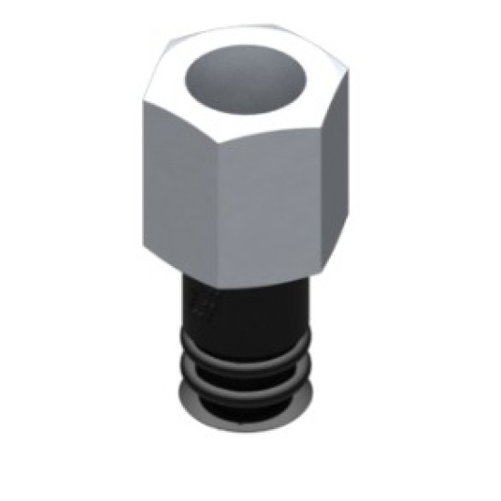 9mm-es NBR 50 kétharmonikás tapadókorong, G1/8" belső menettel.