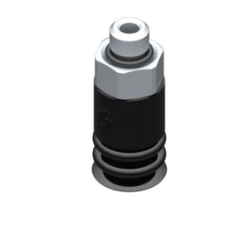 9mm-es NBR 50 kétharmonikás tapadókorong, M5 külső menettel.