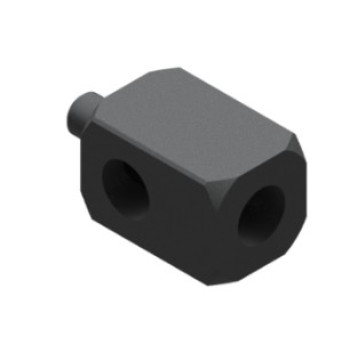 Adapter vákuumkorong rögzítéshez, M3/M5 menettel, alumínium.