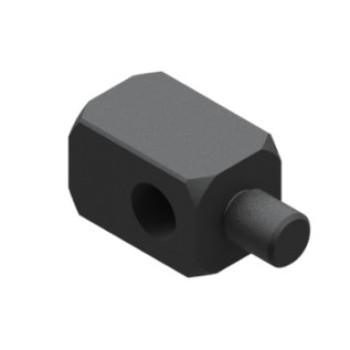 Adapter vákuumkorong rögzítéshez, M4/M5 menettel, alumínium.
