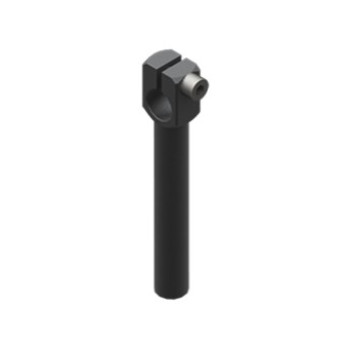 Bilincses leszorító szár, átmérő 10 mm, közepes, csavarokkal - Alu