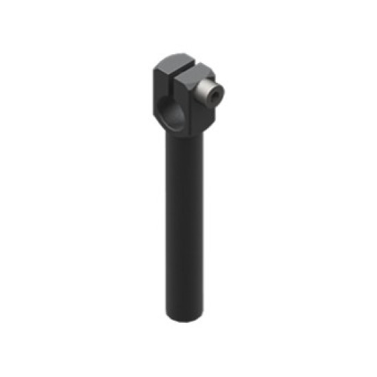 Bilincses leszorító szár, átmérő 10 mm, közepes, csavarokkal - Alu