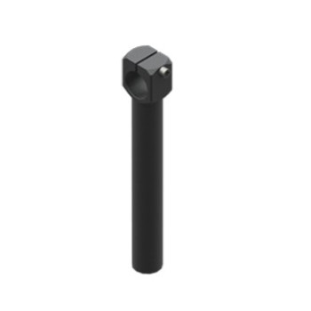 Bilincses leszorító szár, átmérő 30 mm, hosszú, csavarokkal - Alu