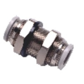 Bulkhead csatlakozó - d=8mm, szürke