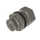 Egyenes csatlakozó belső menettel - 1/8", d=8mm, fém