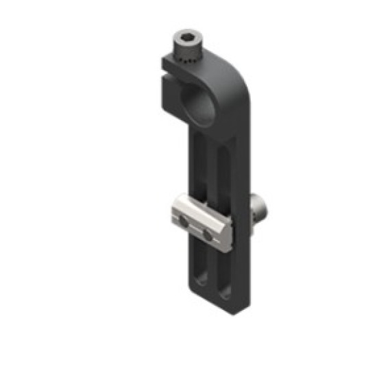 MFI-A06 Alu rögzítőkonzol (O14mm) csavarokkal. Profilokhoz.