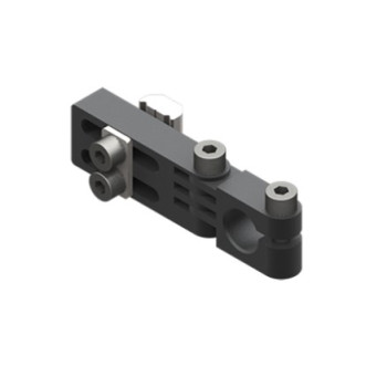 Hornyolt sarokkonzol, átmérő 10 mm, csavarokkal - Alu