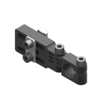 Hornyolt sarokkonzol, átmérő 14 mm, csavarokkal - Alu