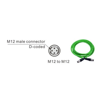 Kommunikációs kábel (M12 apa - apa) 3 m