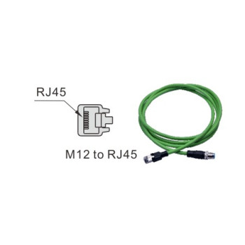 Kommunikációs kábel (M12 apa - RJ45) 2 m
