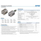 Kompakt 1/8"-Kettős műk., át. 40 X 10mm löket,
