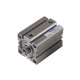 Kompakt 1/8", egyszeres műk., 40X10mm löket, (menet nélküli)