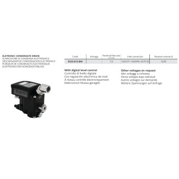 Kondenzvíz leeresztő 230V - 1/2" Belső menet