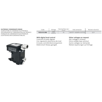 Kondenzvíz leeresztő 230V - 1/2" Belső menet