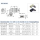 Könyök csatlakozó - 1/8", d=4 mm, műanyag, szürke