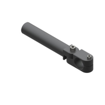 Könyök leszorítóval, átmérő 30 mm, közepes, csavarokkal - Alu
