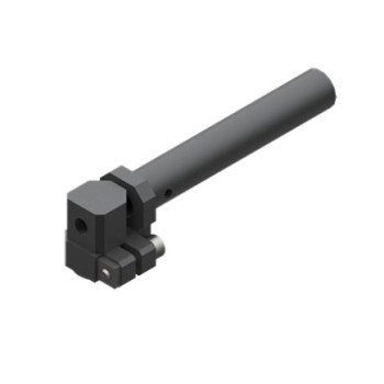 Könyök leszorítóval vákuum szívókoronghoz, szárátmérő 10 mm, közepes, M5 - Alu