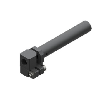 Könyök leszorítóval vákuum szívókoronghoz, szárátmérő 14 mm, közepes, G1/8 - Alu