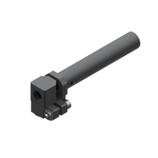 Könyök leszorítóval vákuum szívókoronghoz, szárátmérő 14 mm, közepes, G1/8 - Alu
