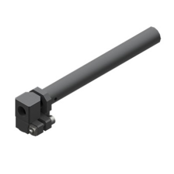 Könyök leszorítóval vákuum szívókoronghoz, szárátmérő 14 mm, hosszú, G1/8 - Alu