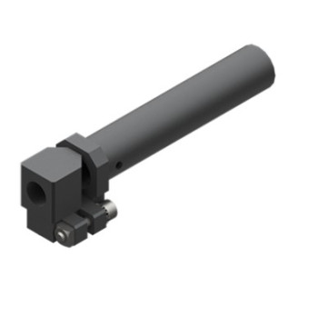 Könyök leszorítóval vákuum szívókoronghoz, szárátmérő 20 mm, közepes, G1/4 - Alu