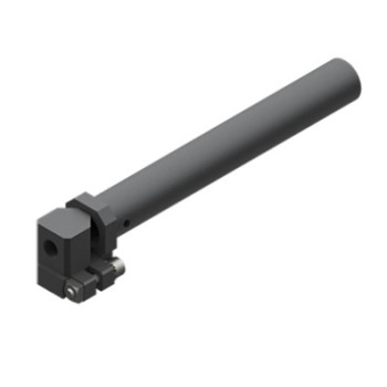 Könyök leszorítóval vákuum szívókoronghoz, szárátmérő 20 mm, hosszú, G1/8 - Alu