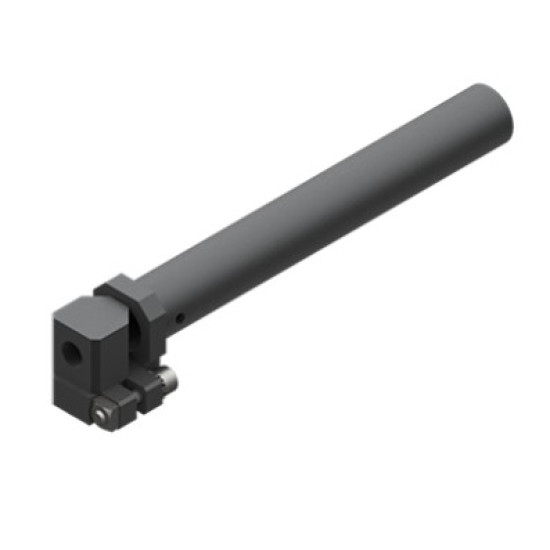 Könyök leszorítóval vákuum szívókoronghoz, szárátmérő 20 mm, hosszú, G1/8 - Alu