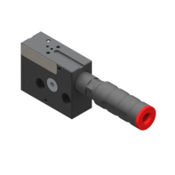 Közepes vákuumszivattyú: 2 fokozatú, LP, ISO szelep előkészítés, G1/4" port.