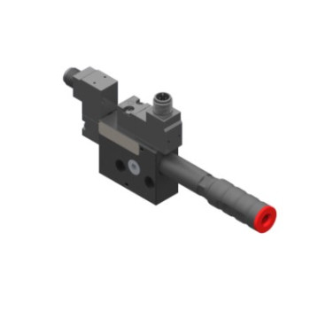 Közepes vákuumszivattyú: 3 fokozatú, LP, NC szelep, M12 5-pin, G1/4" port.