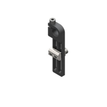 Leszorító típusú szerelőkonzol, átmérő 10 mm, hosszú, csavarokkal - Alu