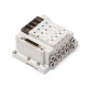 Mágnesszelep D-Sub 6D - 0500 sorozat, 5/2 utú, dupla szelepes, DC 12 V,