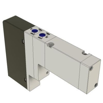 Mágnesszelep D-Sub 6D - 100 sorozat, 5/2 utú, dupla szelepes, DC 24 V,