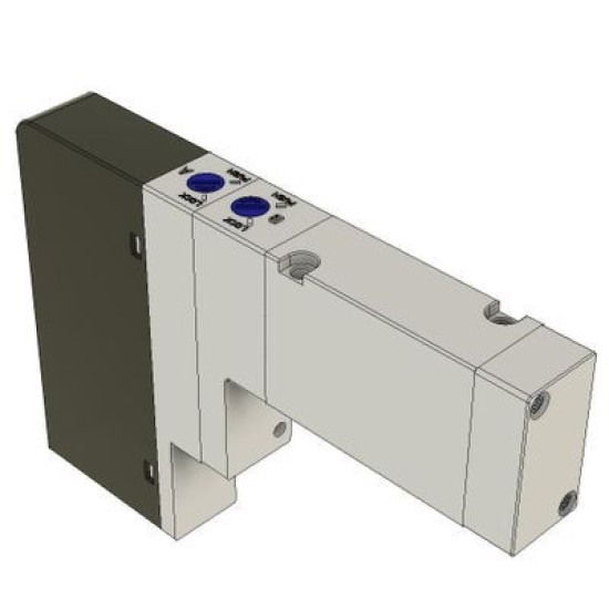 Mágnesszelep D-Sub 6D - 100 sorozat, 5/2 utú, dupla szelepes, DC 24 V,