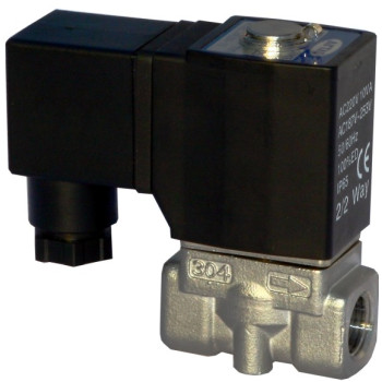 Mágnesszelepek - 02/02 utú, direkt műk., NC, 10bar, 1/4 ", DC24V.