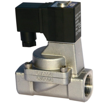Mágnesszelepek - 02/02 utú, direkt műk., NC, 10bar, 1/4 ", DC24V.