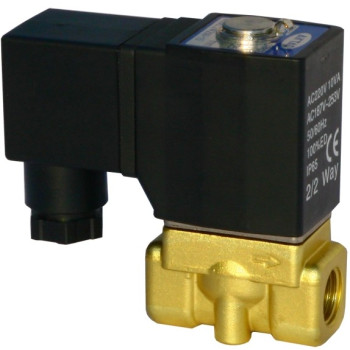 Mágnesszelepek - 02/02 utú, direkt műk., NC, 1bar, 1/2 ", AC 24 V.