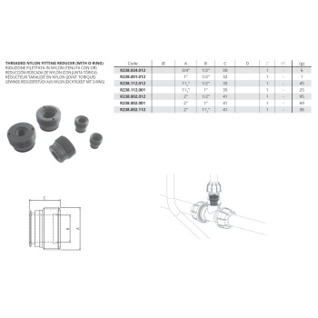 Menetes Csökkentő 1"-1/2"