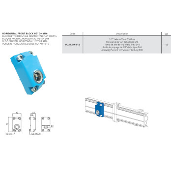 Menetes idom - 1/2" - 16