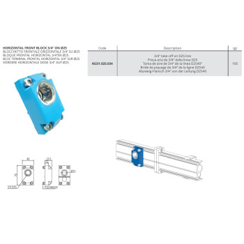 Menetes idom - 3/4" - 25