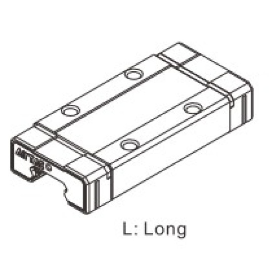 Miniatűr lineáris kocsi - LRM12BK-L-H-B