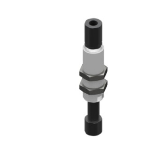 VSNTG2025F14: Nem forgó felfüggesztés, G1/4" belső menet, 25mm löket, 90g.