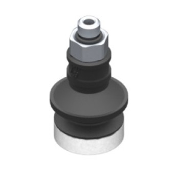 O16mm EPDM tapadókorong habgyűrűvel, M5 külső menettel.
