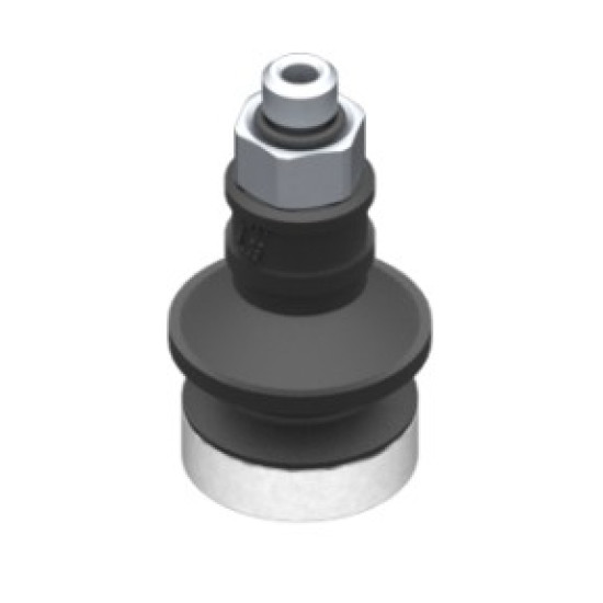 O16mm EPDM tapadókorong habgyűrűvel, M5 külső menettel.