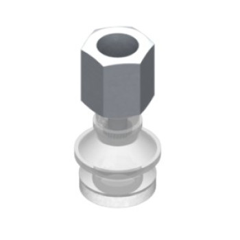O16mm FDA szilikon tapadókorong habgyűrűvel, G1/8" belső menettel.