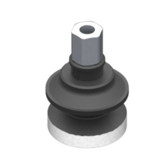 O22mm EPDM tapadókorong habgyűrűvel, M5 belső menettel.
