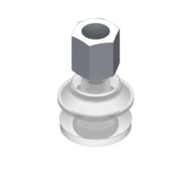 O22mm FDA szilikon tapadókorong habgyűrűvel, G1/8" belső menettel.