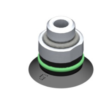 O22mm NBR lapos tapadókorong, megerősítéssel, G1/8" külső menettel.