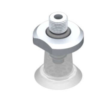 26mm FDA szilikon lapos tapadókorong vékony peremmel, G1/8" külső menettel.